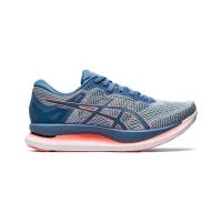 ASICS跑步鞋女缓震舒适耐磨稳定蓝色渐变色轻便透气公路户外