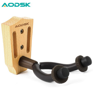 AODSK奥德斯克AW-GS12D吉他挂钩通用榉木底座 AW-GS12D