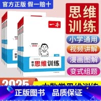 数学-通用版 小学一年级 [正版]2025新版一本数学思维训练一年级二年级三 四 五 六年级上册下册小学生数学思维训练题
