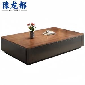 豫龙都 实木茶几 1.4米 张