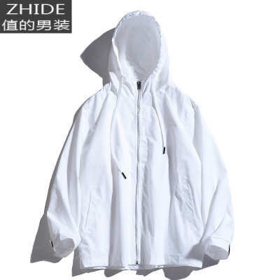 SUNTEK乱步冬季风衣男士韩版时尚宽松休闲色外套百搭学生情侣款夹克潮风衣