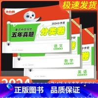 数学❤小升初真题[分类卷]1本 小学升初中 [正版]2024新版万唯小白鸥原创小升初招生分类卷语文数学英语重点中学五年真