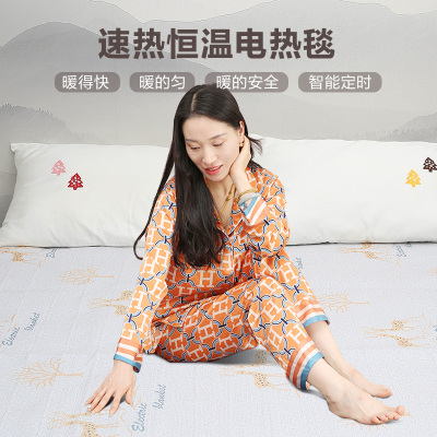 多档分区温控高温除湿4档除螨四重发热保护智能定时过热断电均匀导电电热毯