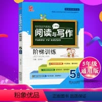 [正版]2020小学生阅读与写作阶梯训练5年级全国版小学五年级上册下册语文书同步阅读理解专项训练题练习册辅导资料书大全