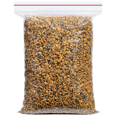 一斤送半斤新茶云南凤庆滇红茶特级单芽古树茶叶金螺金芽散装750g