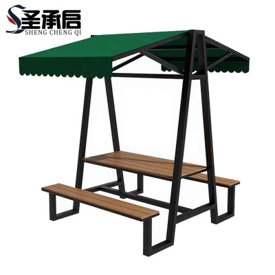 圣承启 连体桌椅 长120cm 套