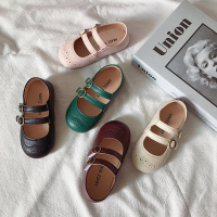 女童公主鞋2026春季新款软底可爱小皮鞋小女孩复古单鞋宝宝鞋