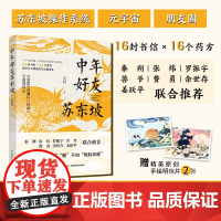 社科文学-中年好友苏东坡 水姐著 16封书信×16个药方 用活泼的灵魂反内卷 秦朔张炜罗振宇兽爷费勇余世存姜跃平联合