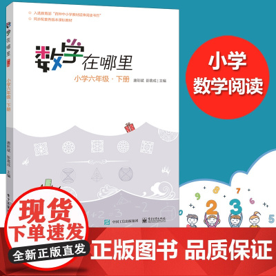 数学在哪里 小学六6年级下册必修订版 小学数学趣味阅读数学阅读课外书 小学数学思维训练 儿童益智力开发课外阅读训练暑假书