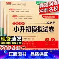 ⭐小升初真题+模拟·语数英3册 小学升初中 [正版]2024年小升初真题卷语文数学英语必刷题人教版小学毕业升学总复习资料