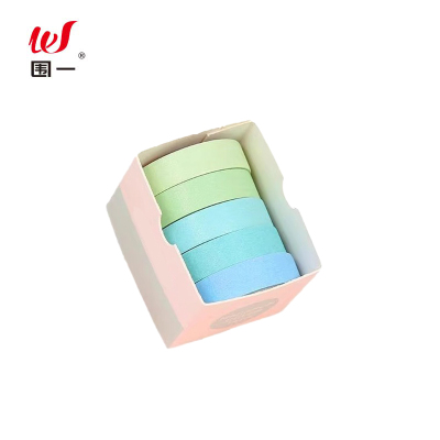 围一 彩色纸胶带 基础盒装绿色长2M*10MM 卷