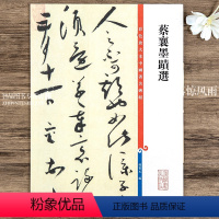 [正版]蔡襄墨迹选 高清彩色放大本共17帖第十二集 孙宝文成人学生行书毛笔字帖书法临摹帖虹县帖碑帖 附繁体旁注上海辞书