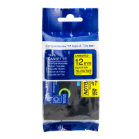 爱墨 AZE-631标签色带黄底黑字12mm /个