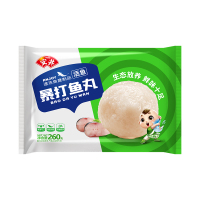安井新品暴打鱼丸火锅煮汤软嫩鲜美可口活鱼现做关东煮 260g暴打鱼丸*6袋