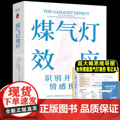 煤气灯效应 罗宾·斯特恩 赠思维导图和《如何摆脱煤气灯操控》手册 识别并摆脱情感操控 煤气灯下 心理学 果麦出品