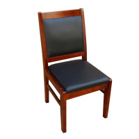 汉诺鑫威办公椅简约现代会议椅实木平头椅