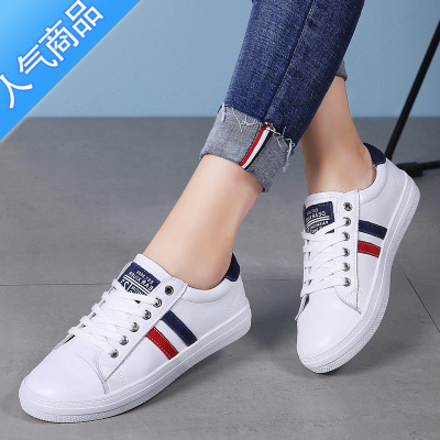 SUNTEK小白鞋女2023新款夏季透气百搭休闲板鞋薄款轻便软底