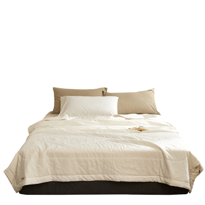 伊伊爱提花夏凉被子全棉棉花夏被