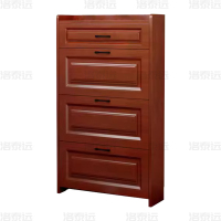 洛泰远 LTY4022004 木质翻斗鞋柜入户门口窄边鞋柜单层单抽屉500*170*1200mm