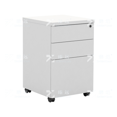臻远 ZYGW-019活动柜三抽矮柜 晨曦白