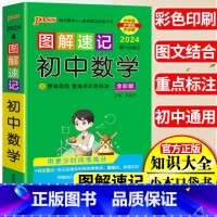 初中通用 [正版]2024图解速记初中数学 七年级八九年级初一初二初三中考数学复习资料知识大全初中数学同步教辅辅导书中考