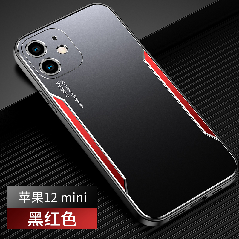 圣幻 iPhone11/12Pro/12mini/11Promax手机壳苹果11/12保护套摄相头全包创意刀锋金属防摔潮