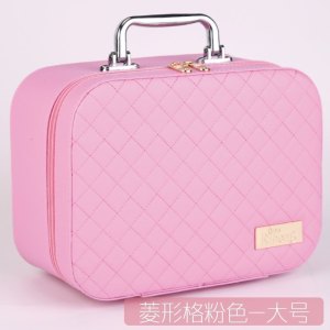 家柏饰(CORATED)网红化妆包ins风大容量便携化妆箱手提旅行化妆品收纳盒护肤品盒