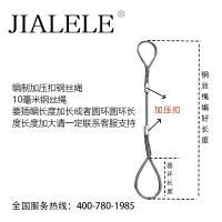 JIALELE 钢丝绳 (直径10毫米x3米)根