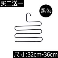 多功能魔术收纳夹子家用S型多层裤架衣架子衣挂衣服架柜裤夹衣架 三维工匠
