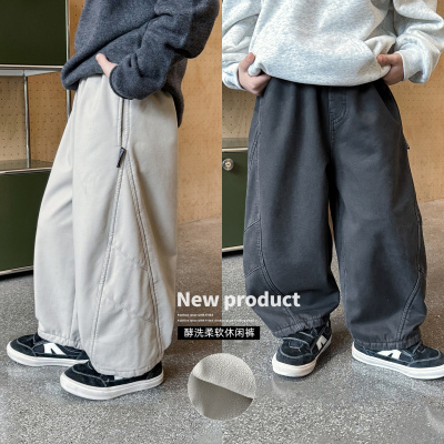 [12.1早上10点冬款上新喜欢请收藏加购!]~拼接夹标工装裤