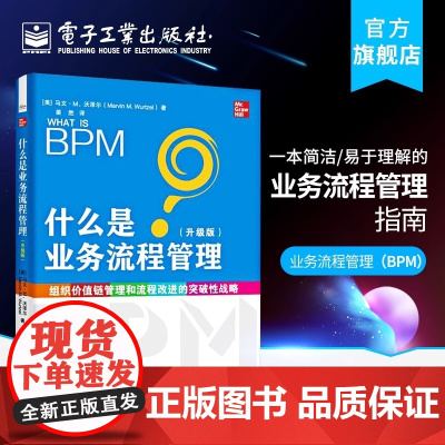 什么是业务流程管理升级版 (美)马文·M.沃泽尔 业务流程管理指南 业务流程管理策略方法及软件解决方案 电子工业出版社