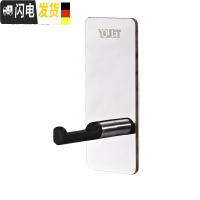 三维工匠不锈钢厨房工具挂钩 免打孔创意无痕壁挂墙上衣架粘钩 单只装