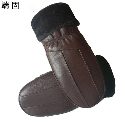 端固 羊皮防寒手套可定制路外宣传手套 YH53 双