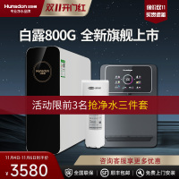 汉斯顿/Hunsdon净水器家用直饮自来水过滤厨房净化反渗透ro净水机800G大通量白露2L/min直饮出水
