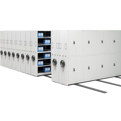 慧采云 办公家具电动密集架文件柜移动档案资料柜钢制轨道密集柜每立方