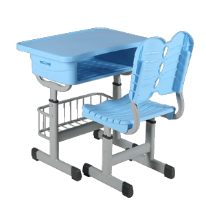 帅畅中小学生培训补习班学习桌学校写字桌套管升降塑钢课桌椅[工厂现做 7天内发货]