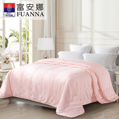 富安娜家纺七孔夏凉被夏天夏季薄被子单人学生宿舍双人空调被1.2米/1.5米/1.8米