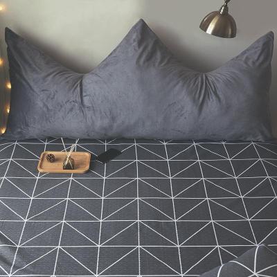皇冠风北欧床上靠枕床头软包双人靠垫沙发榻榻米抱枕大靠背板