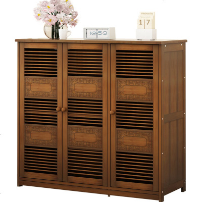 鞋柜省空间组装简约现代玄关柜实木厅鞋架子多层简易家用经济型