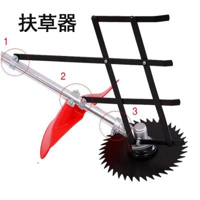 回固割机扶谷扶扶稻器玉米架小型割灌机水稻收割机扶稻扶架配件精品型扶稻器+40齿合金刀片