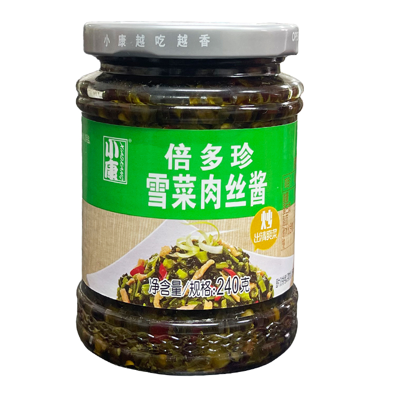 小康(XIAOKANG) 雪菜肉丝酱240克x1瓶 下饭拌面火锅调味酱即食 调味品 厨房调料
