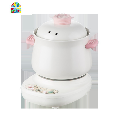 封后小炖锅 电炖盅燕窝 隔水炖全自动家用 煲汤宝宝煮粥迷你1-2人 FENGHO 1.2升玻璃加白色底座加隔水炖送三