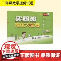 暂AK课标数学2上(人教版)/实验班提优大考卷 严军 编 小学教辅文教 正版图书籍 江苏人民出版社