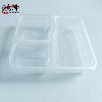 鸿泽一次性餐盒三格 箱
