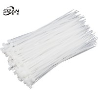 斯赞 自锁式塑料尼龙扎带 4*300mm 100条/包