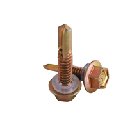 vzi 自攻燕尾螺钉带塑料垫圈 ST5.5×65 100个 包