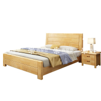 鑫星奈 XXN4012009 实木床双人床宿舍公寓床 1.8米床含1个床头柜