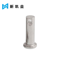 新凯益 304不锈钢平头带孔圆柱销 X4*8 个