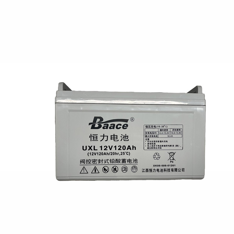 BAACE 恒力免维护铅酸蓄电池含配件安装 UXL12V120AH 块