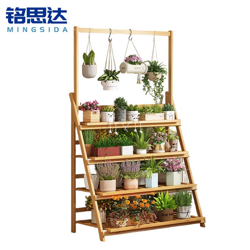 铭思达折叠花架四层82cm个